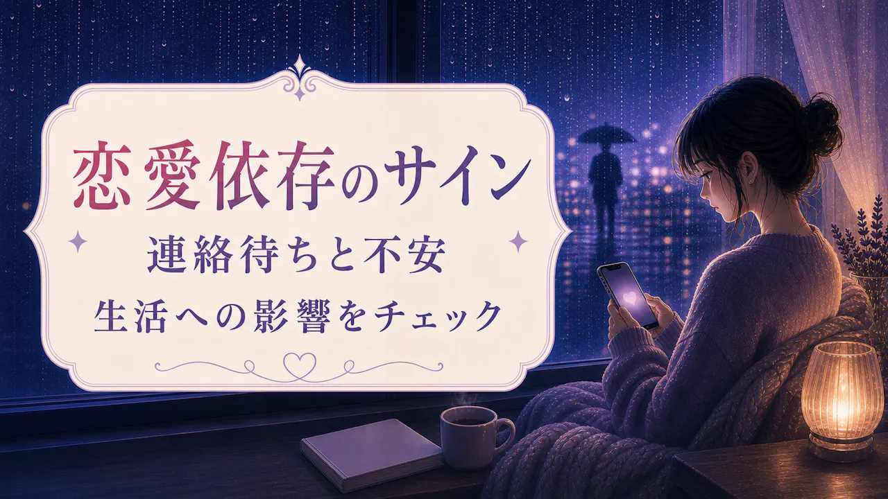 恋愛依存のサイン