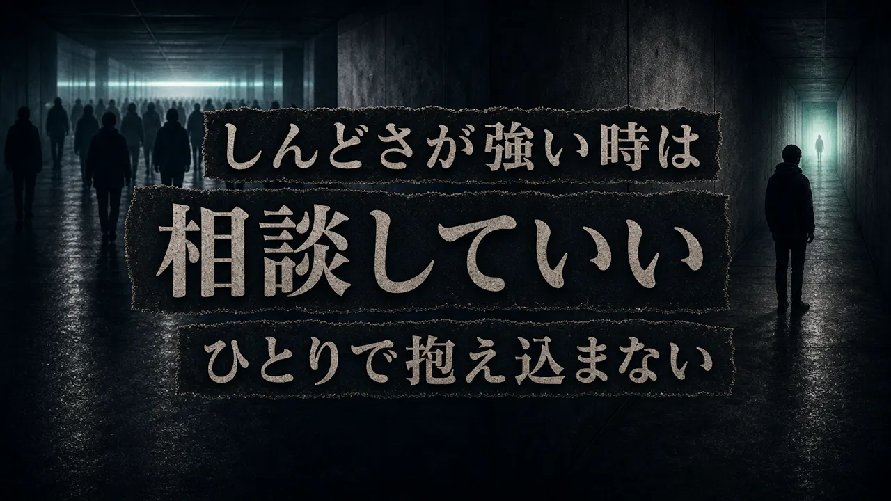 しんどさが強い時の相談目安