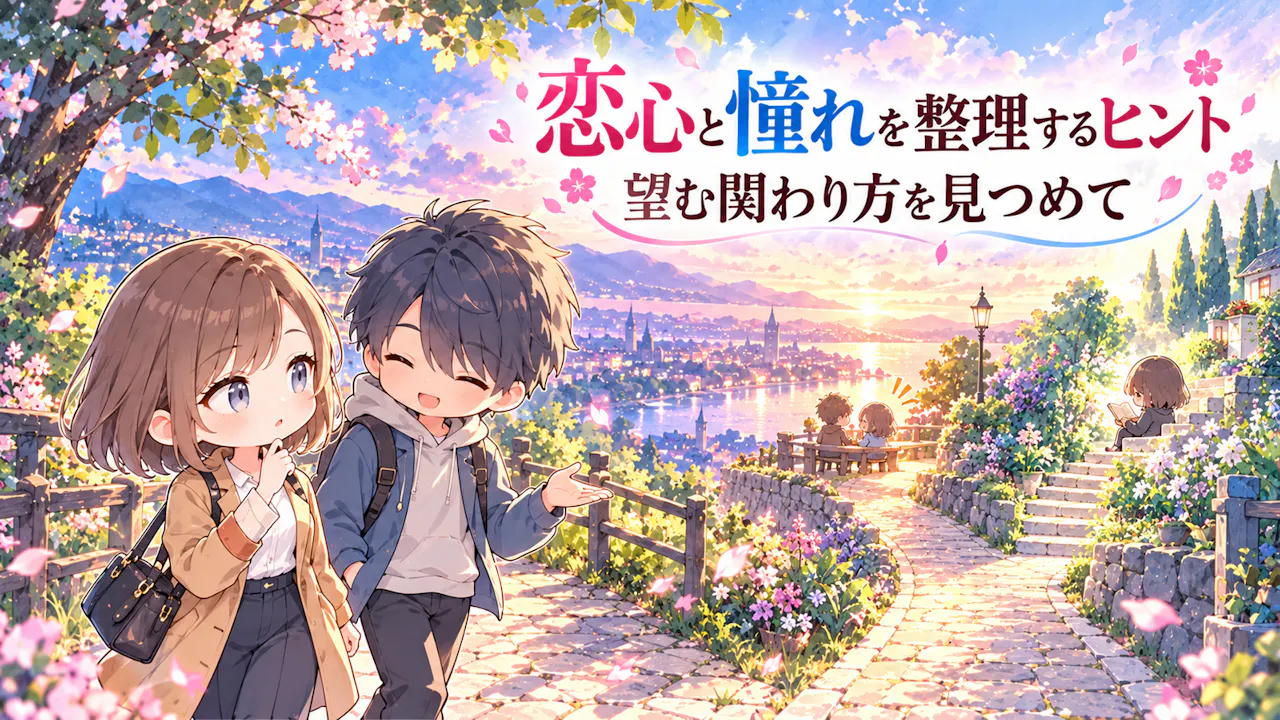 恋心と憧れを整理するときのヒント