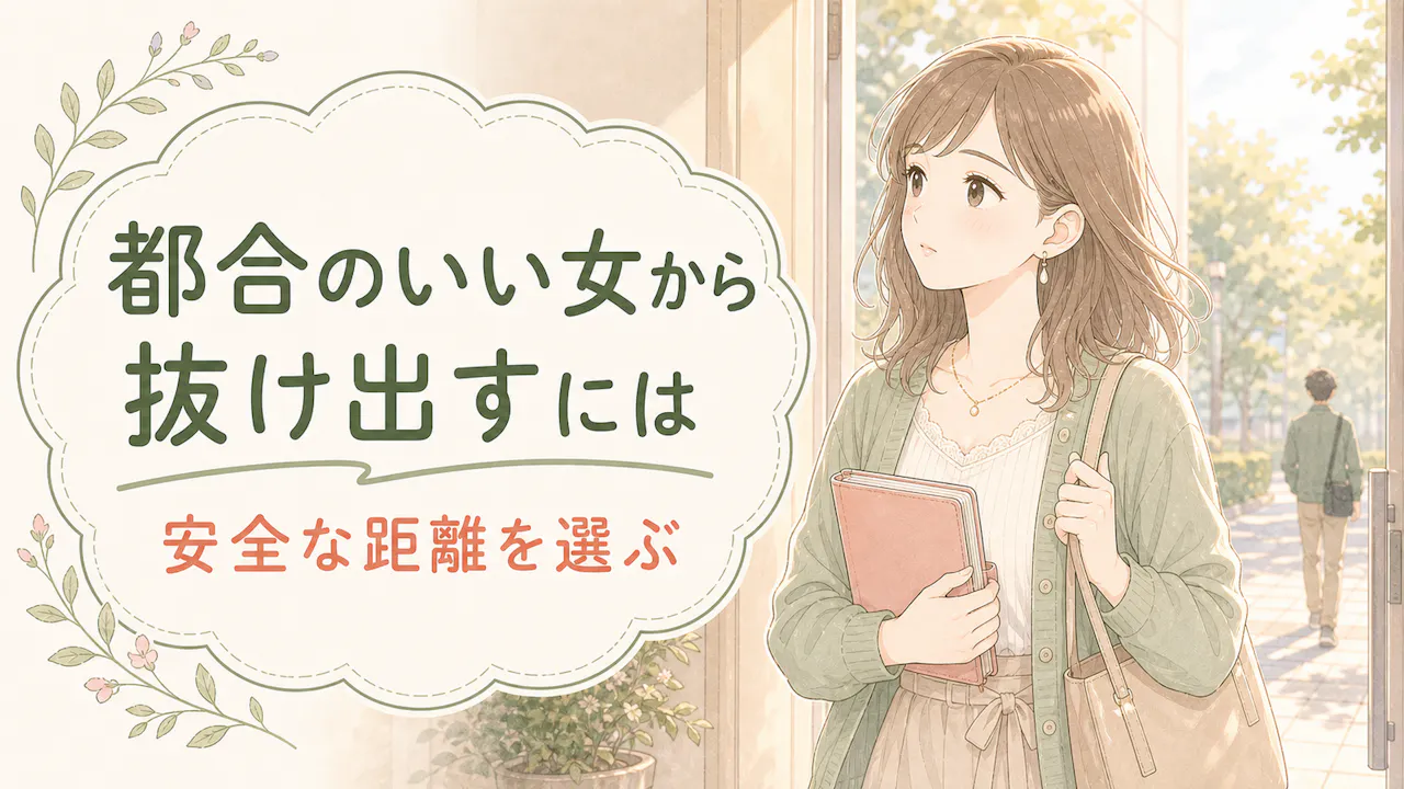 都合のいい女から抜け出すには