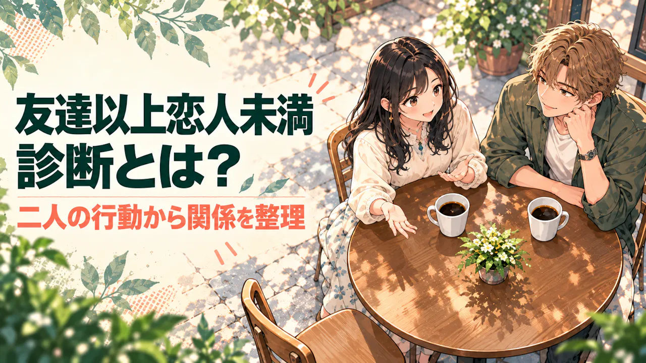 友達以上恋人未満診断とは？