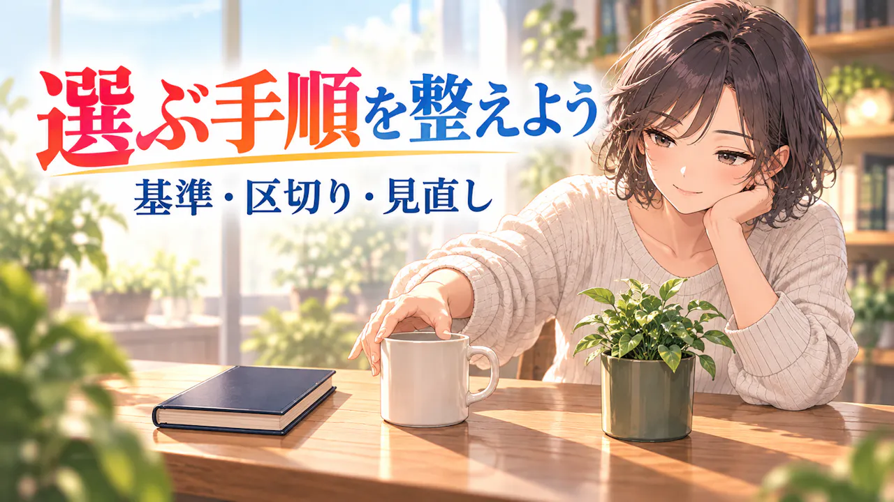 次の選択で試せる三つの手順