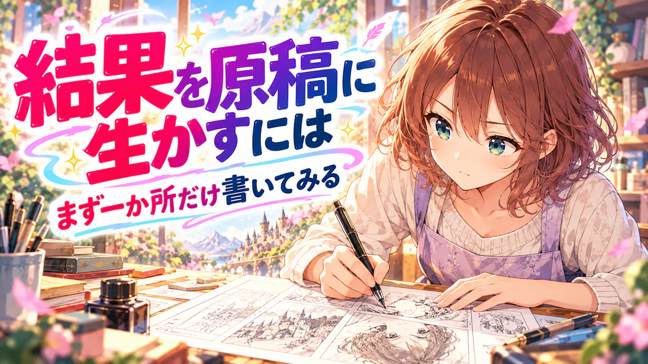 結果を原稿に生かすには