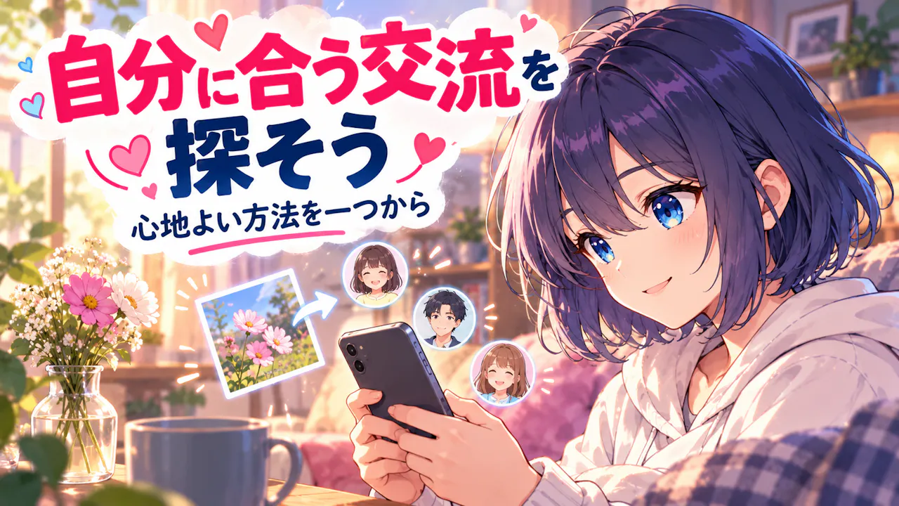 自分に合うオンラインの交流を探すには