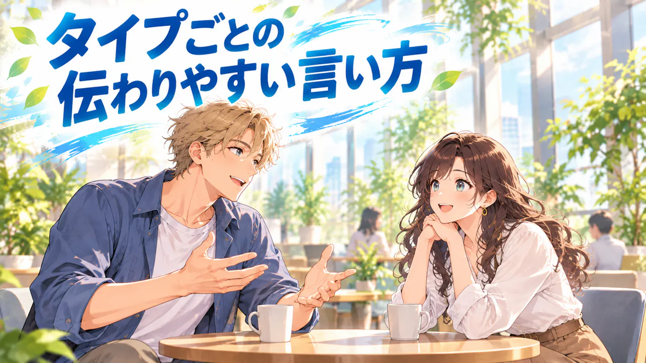 タイプごとの伝わりやすい言い方