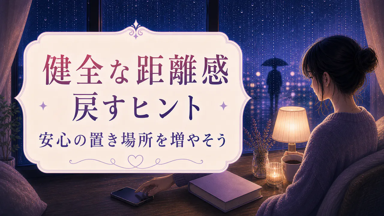 健全な距離感を取り戻すヒント