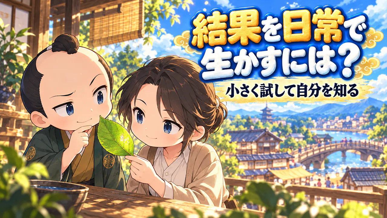 結果を日常で生かすには？