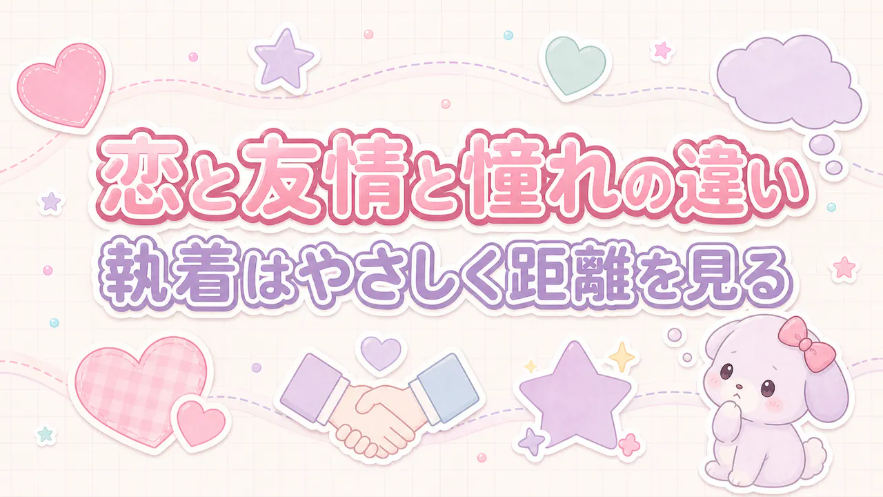恋・友情・憧れ・執着の違い
