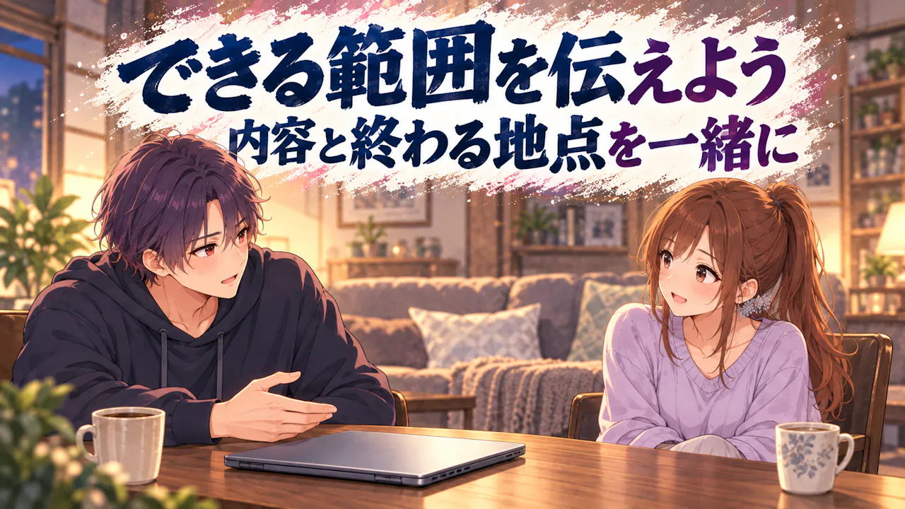 支える範囲を伝えるための一歩