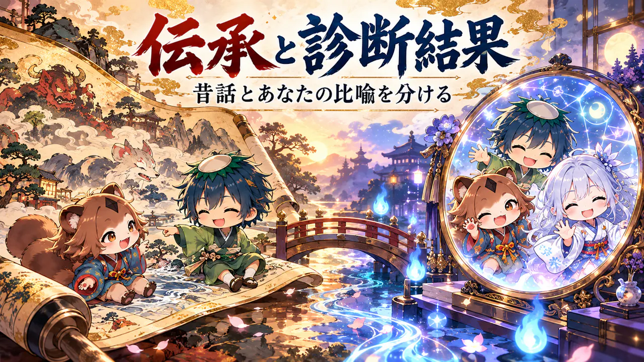 伝承と診断結果の楽しみ方