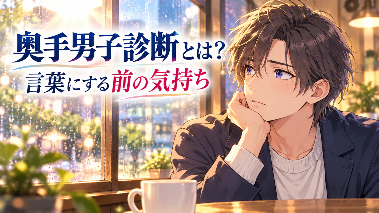 奥手男子診断とは？
