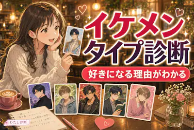 あなたに合うイケメンのタイプ診断！好きな男性のイケメン男子の種類を解説！