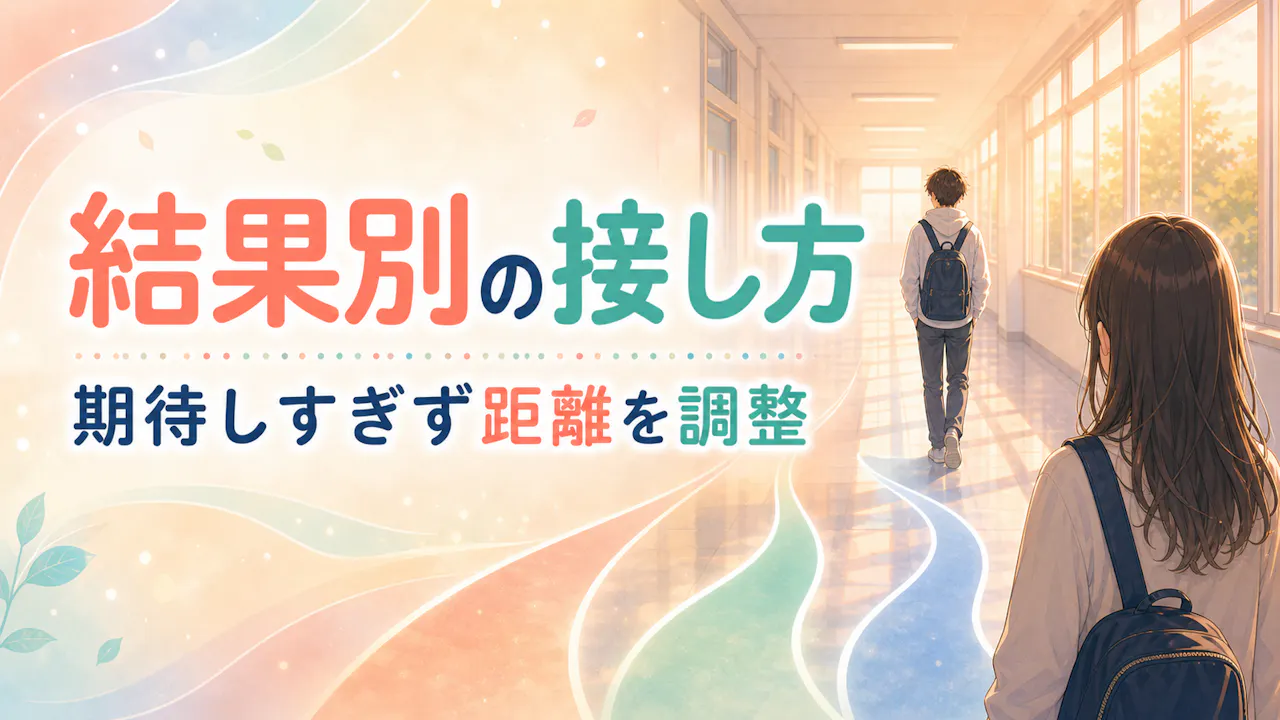 結果別の接し方