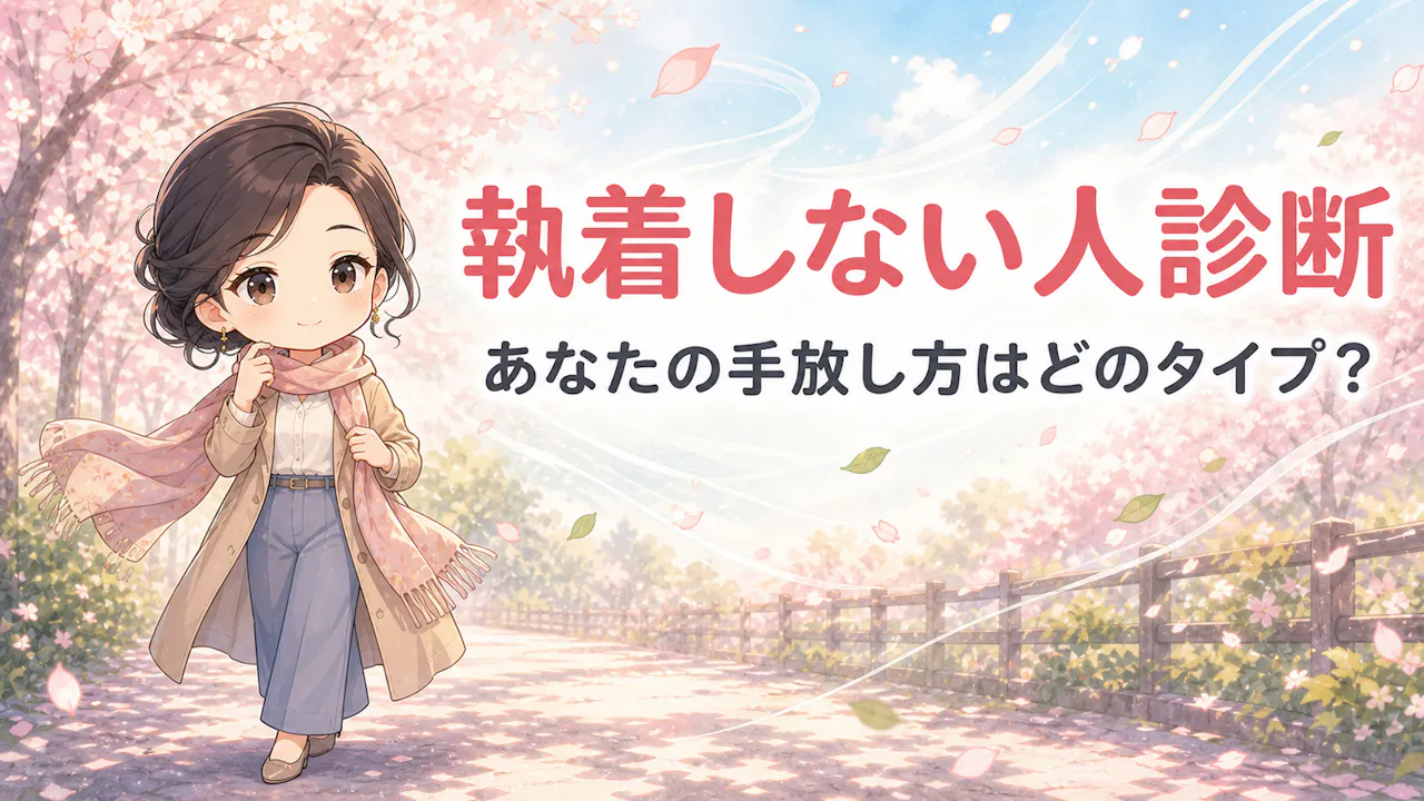 執着しない人診断とは？
