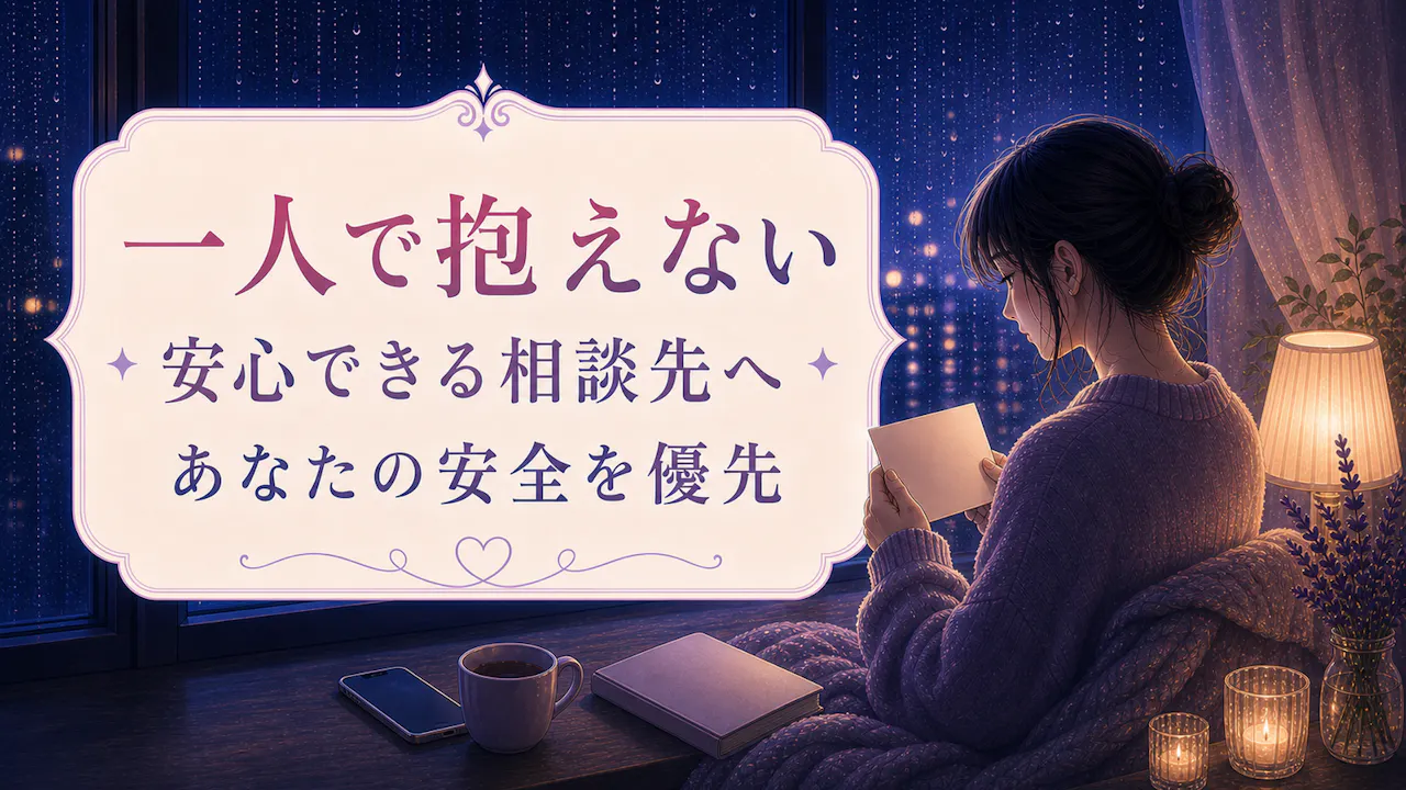 苦しさが強い時は一人で抱えない