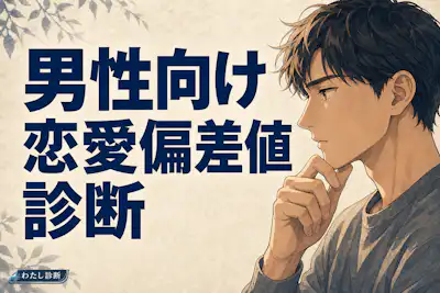 【男性向け恋愛偏差値診断】あなたの男としての恋愛力はどのくらい？