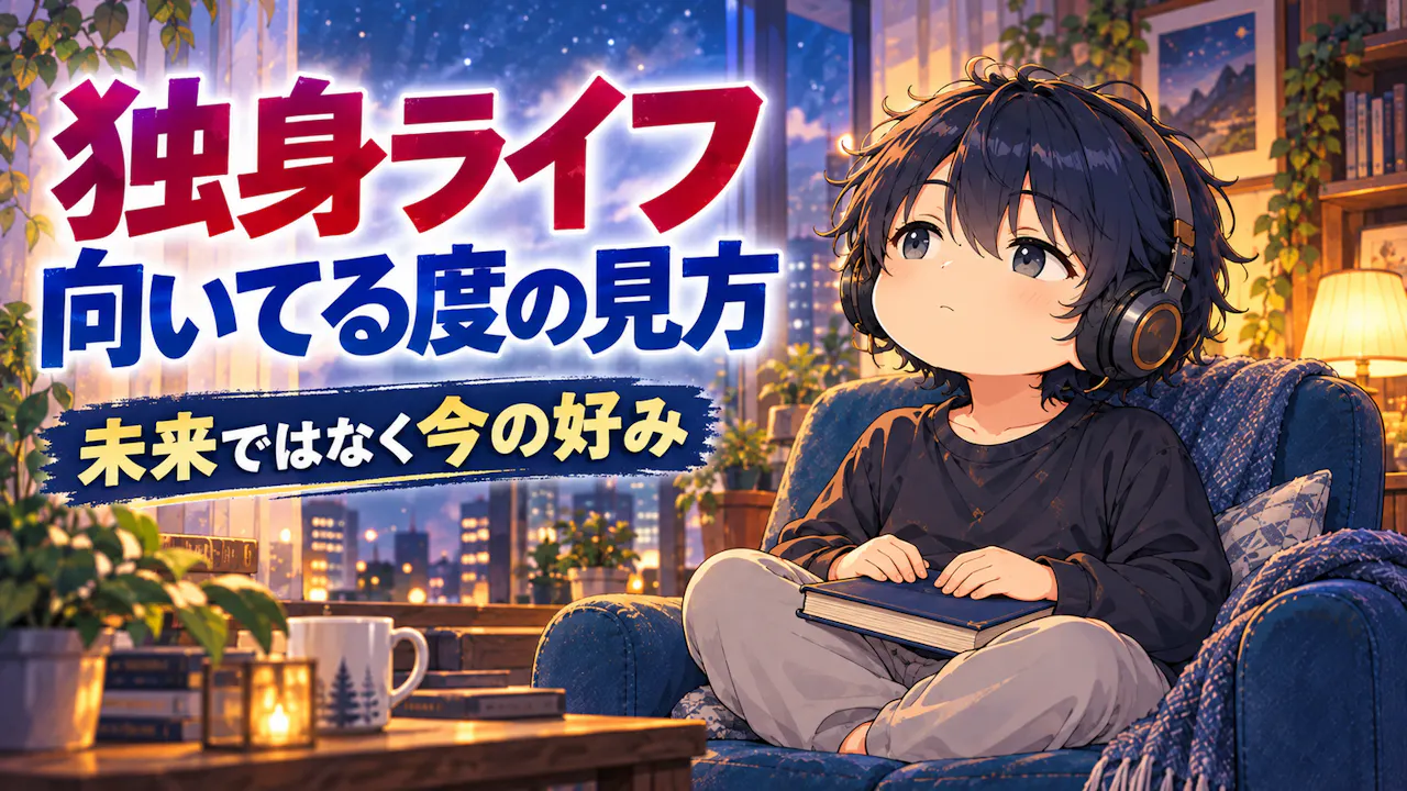 独身ライフ向いてる度の見方