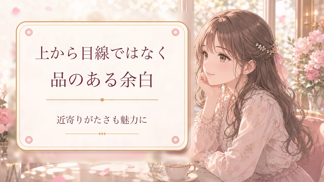 高嶺の花は「上から目線」のことではない