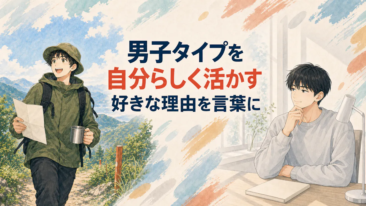 自分の男子タイプを上手に活かすコツ