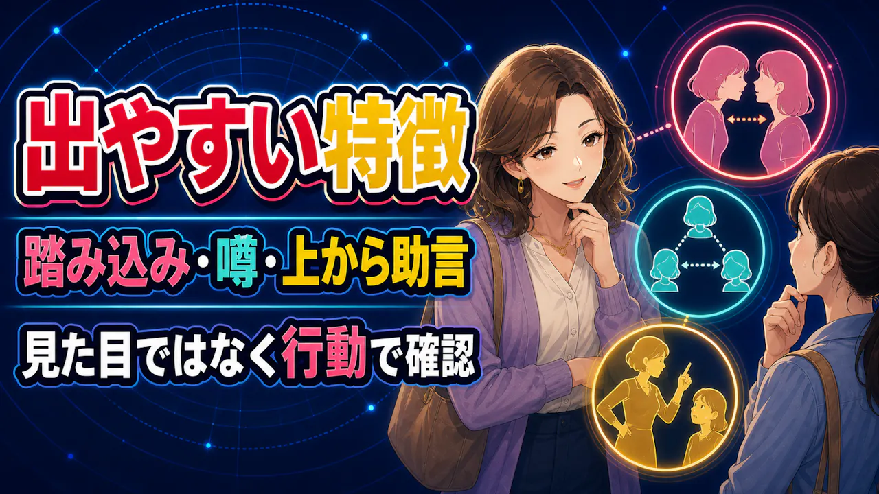 フレネミーおばさんに出やすい特徴