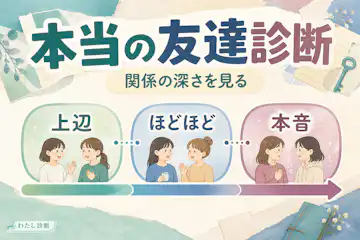 【本当に友達なのか診断】その人は真の友達度は何%？