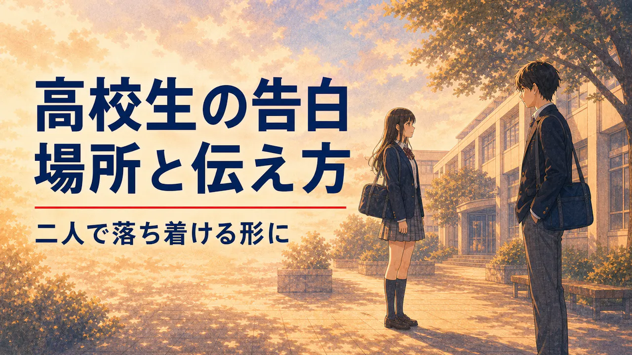 高校生が告白する場所と伝え方