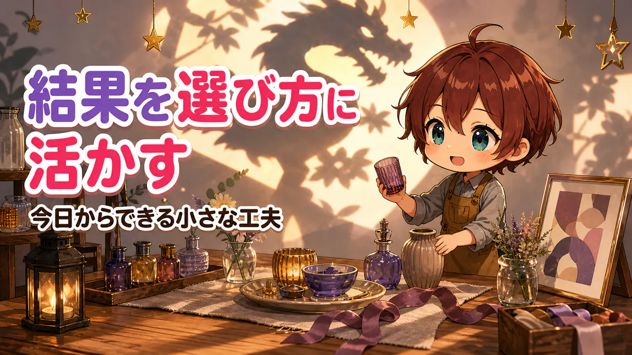 結果を自分の選び方に活かすには
