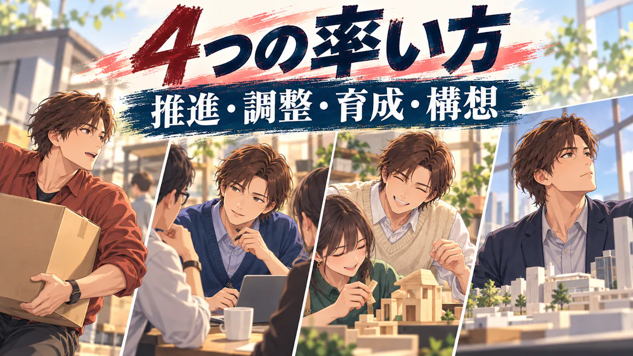 4つのリーダースタイルの違い