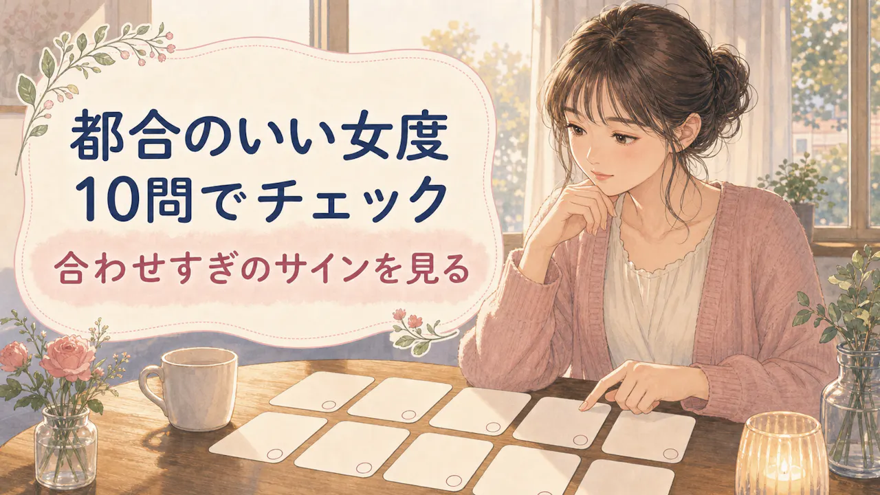 あなたの都合のいい女度をチェック