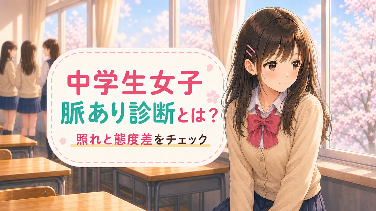 中学生女子の脈ありサインとは？