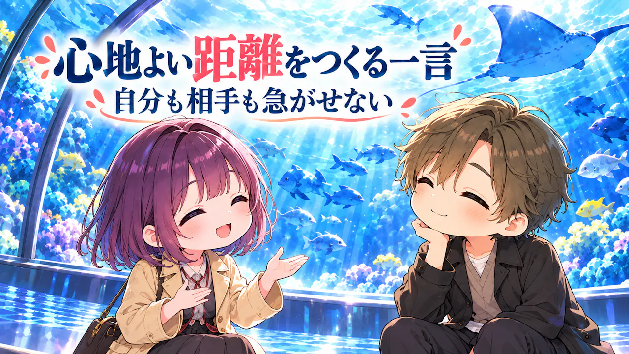 心地よい距離をつくる小さな一言