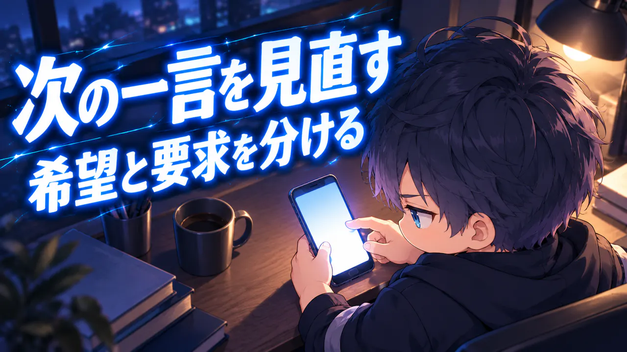 結果を次の一言につなげるには