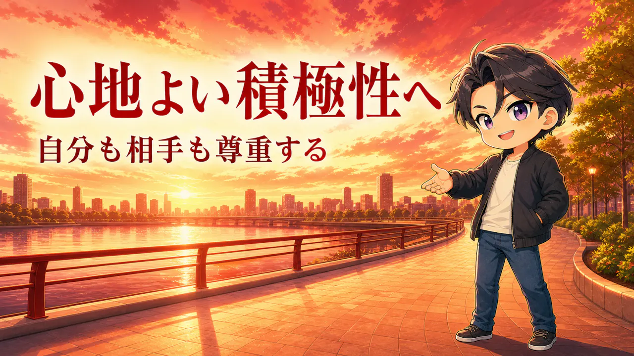 自分にも相手にも心地よい積極性へ