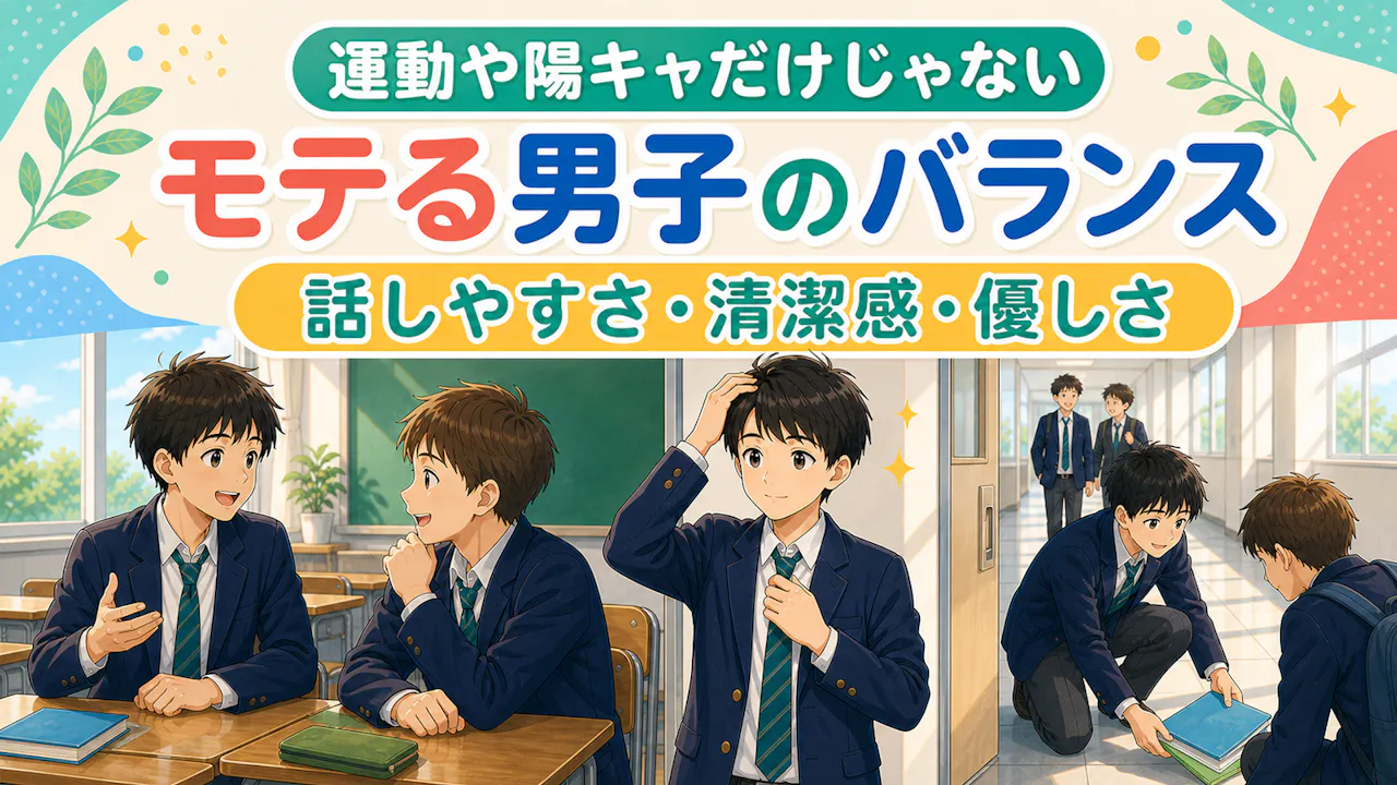 中学生男子のモテ度は運動や陽キャだけで決まらない