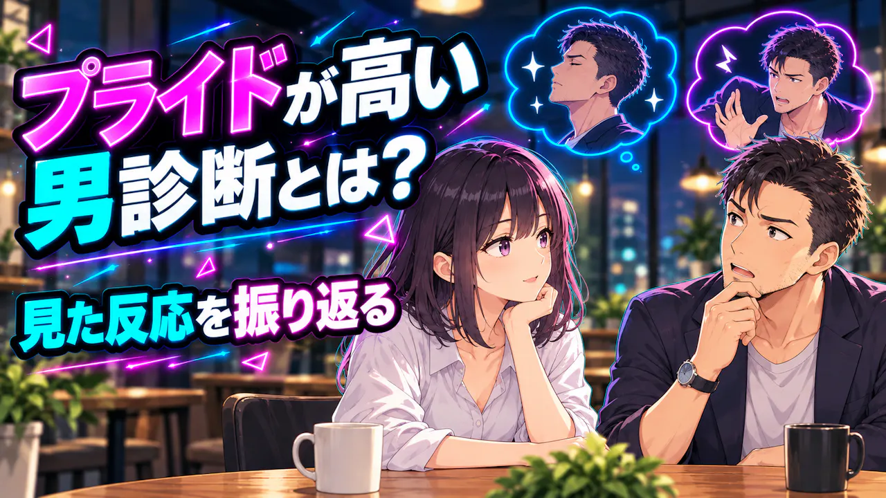 プライドが高い男診断とは？