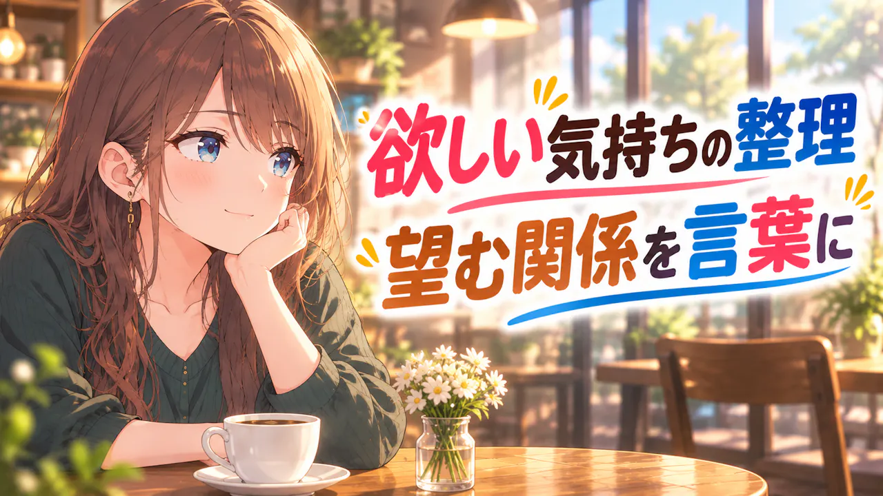彼氏が欲しい気持ちを整理するには？