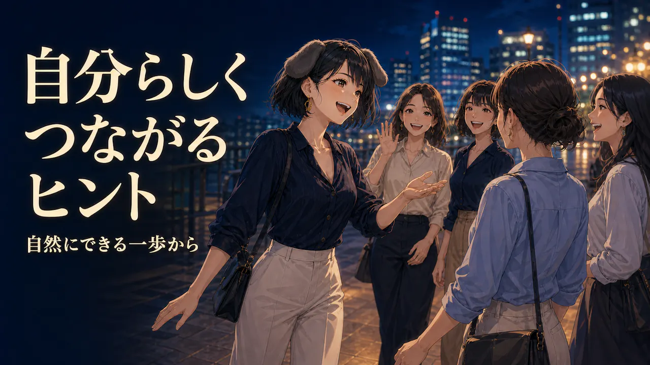 自分のペースで人とつながるヒント