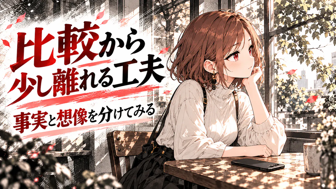 比較が始まったときの小さな工夫