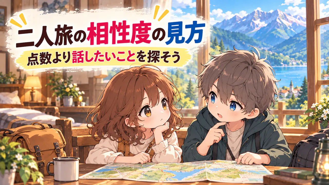 二人旅の相性度を読むポイント
