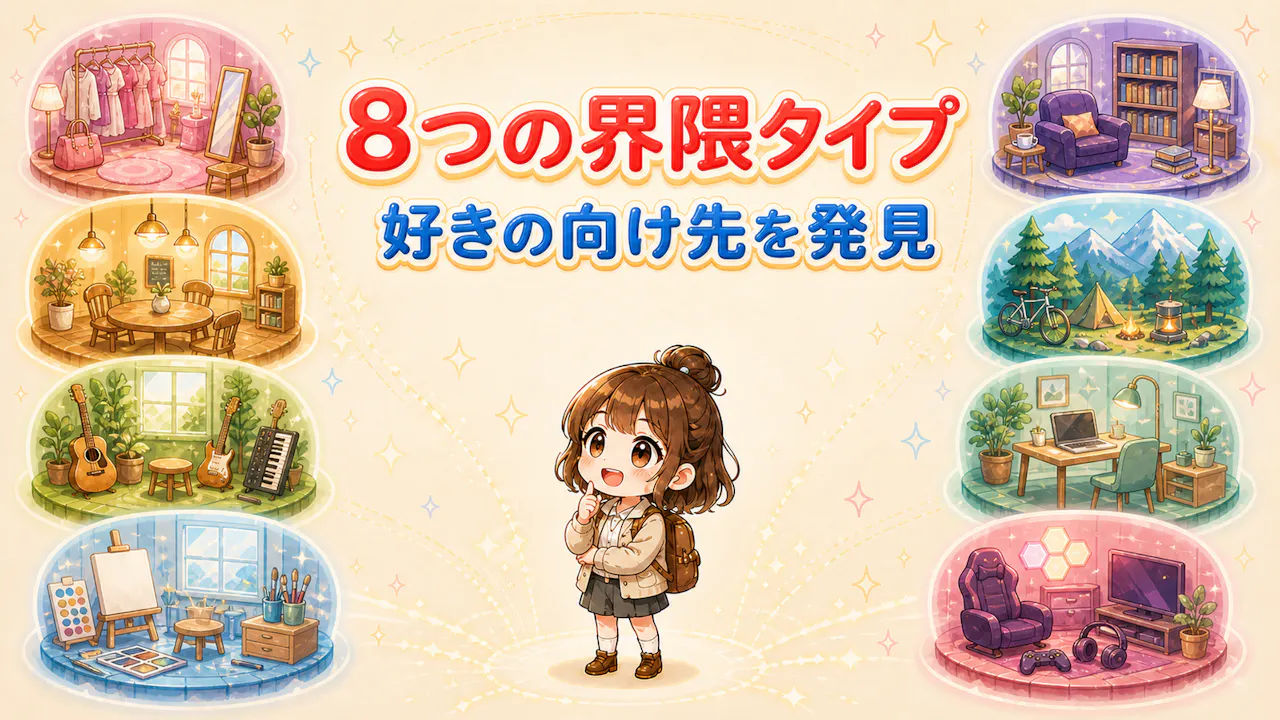 界隈診断でわかる8つのタイプ