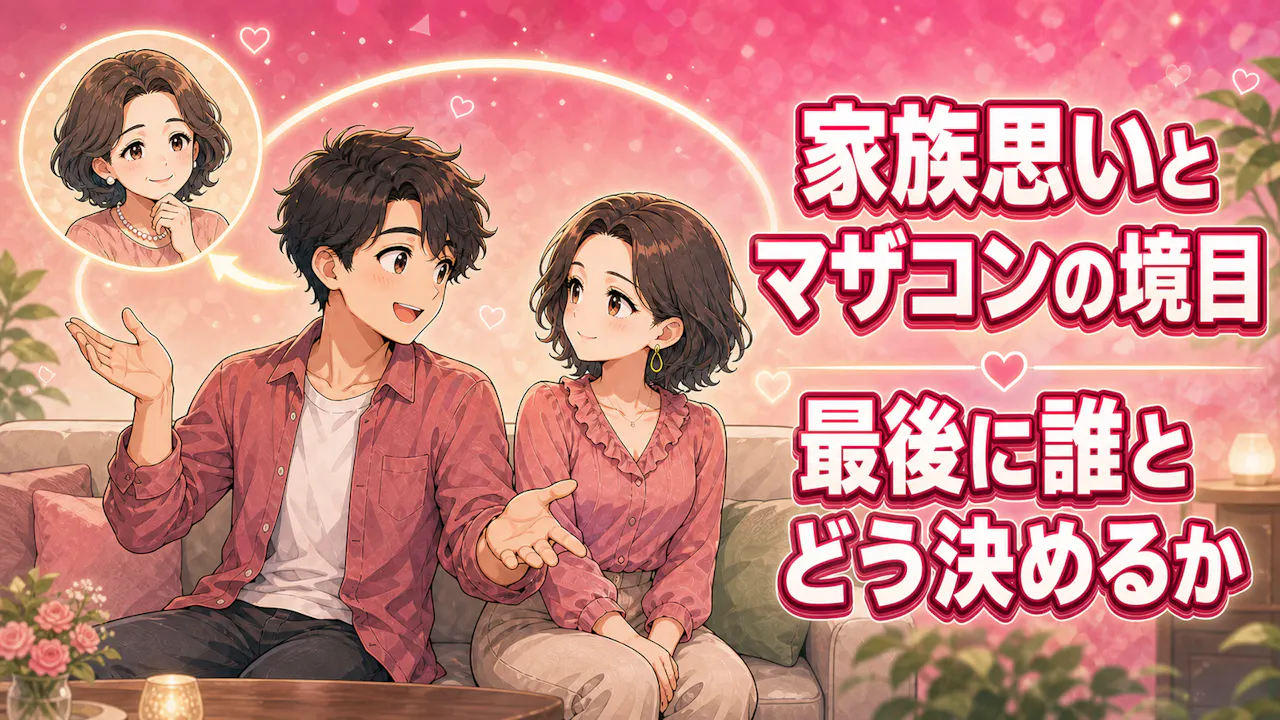 家族思いとマザコンの境目はどこ？
