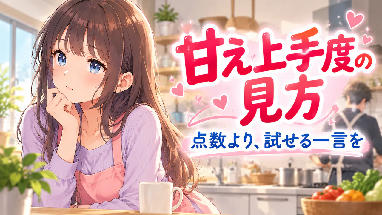 甘え上手度の結果を読むときのポイント