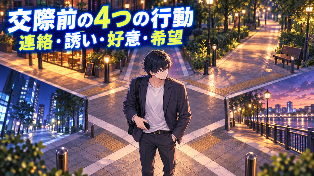 交際前に見直したい4つの行動