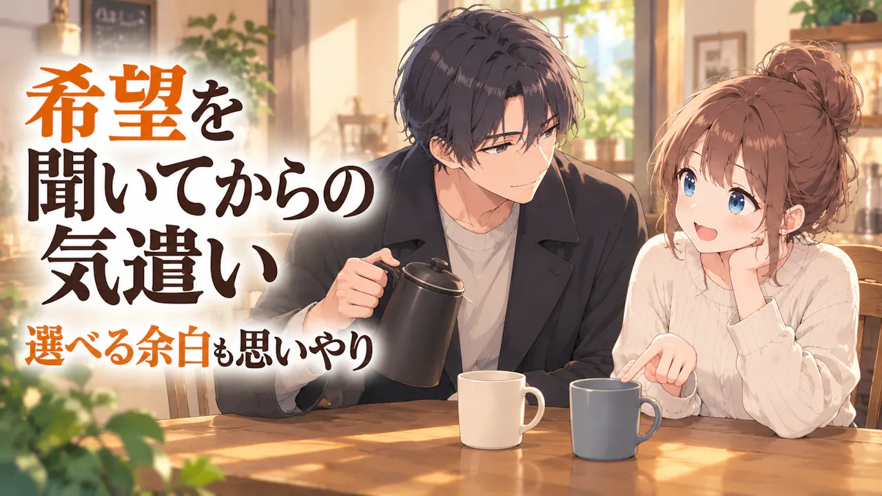 優しさは「してくれる量」だけで決まらない