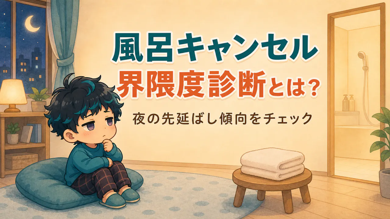 風呂キャンセル界隈度診断とは？