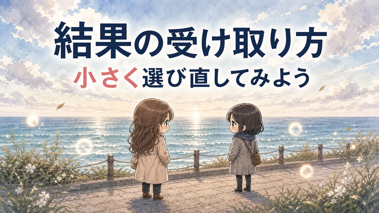 結果を自分らしく受け取るコツ