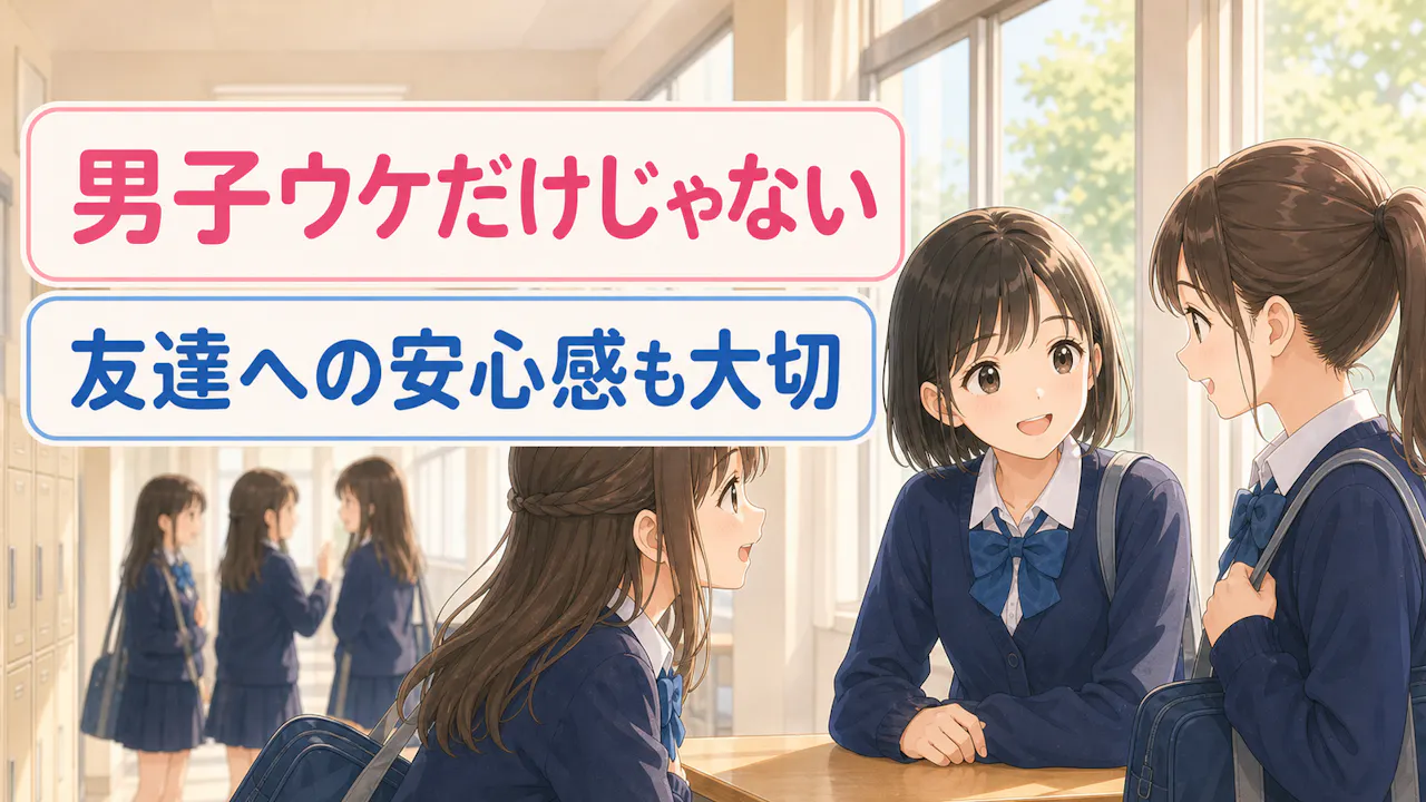 モテる女子は男子ウケだけで決まらない