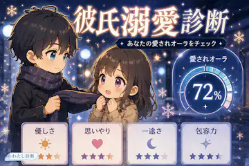 【彼氏溺愛診断】愛されてる実感は何％？