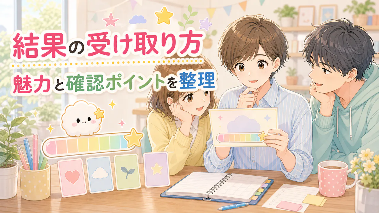 結果の受け取り方