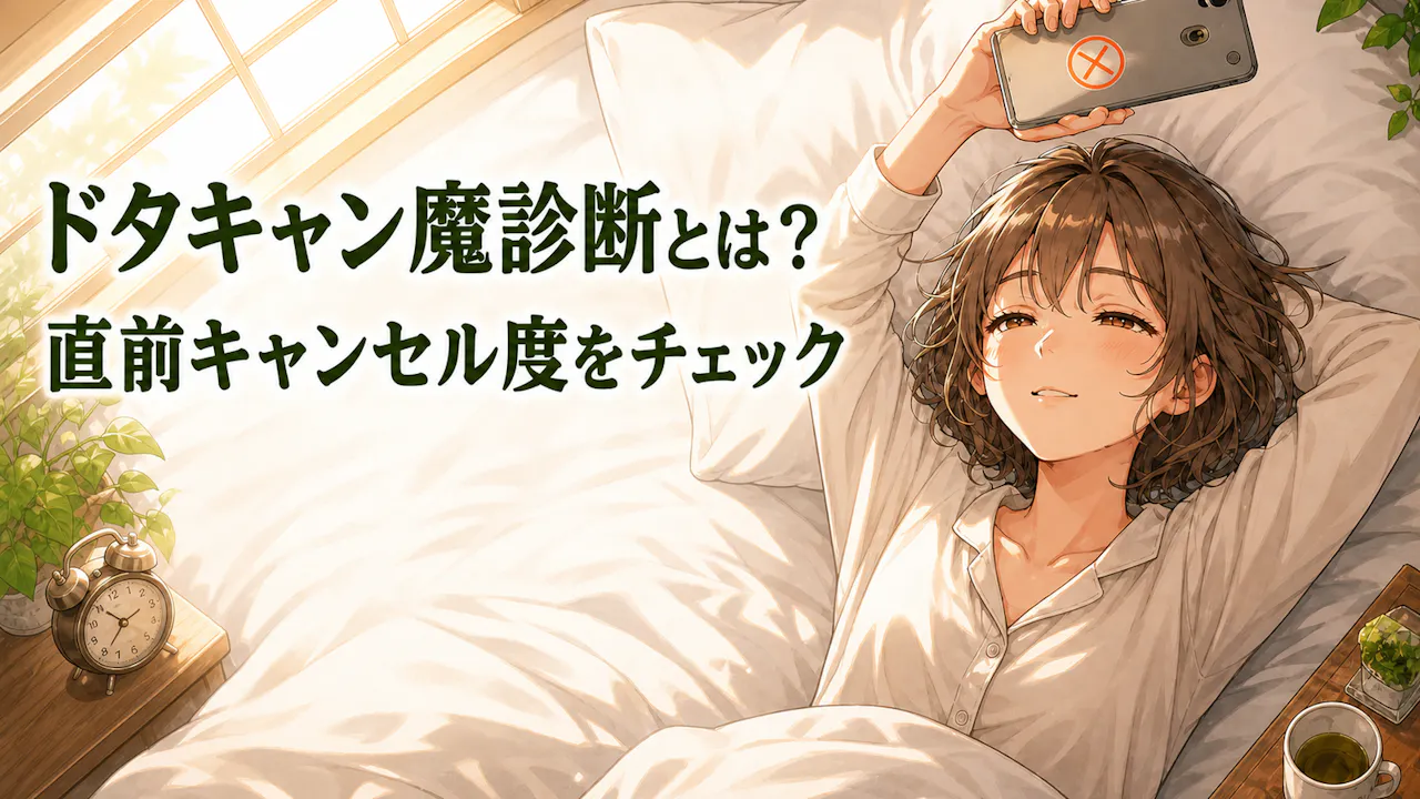 ドタキャン魔診断とは？